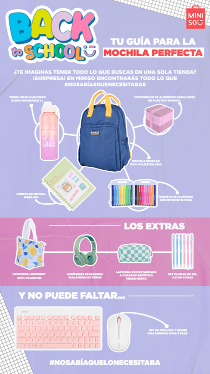 regreso a clases miniso
