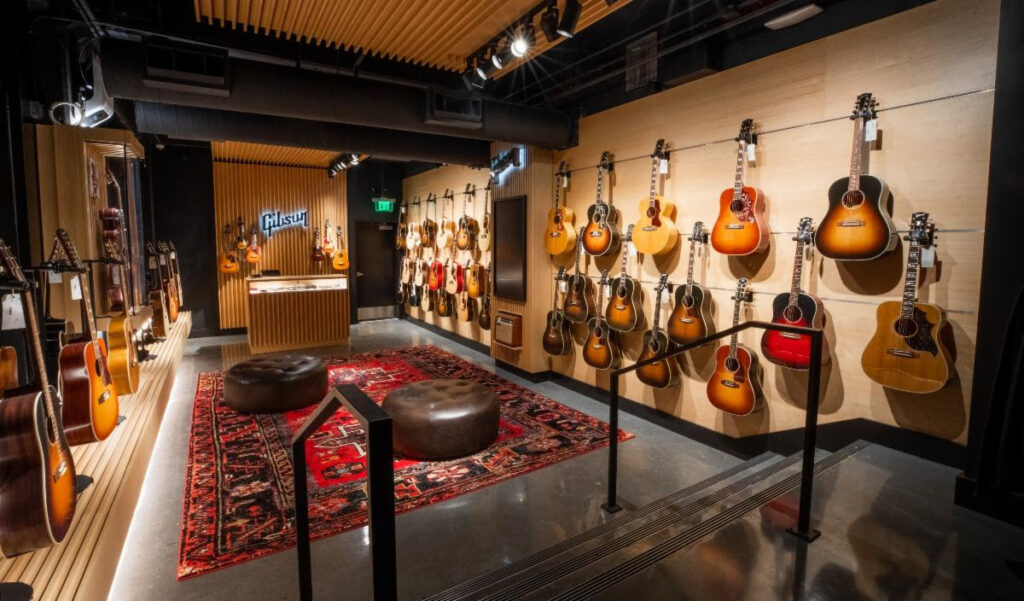 Gibson garage londres guitarra