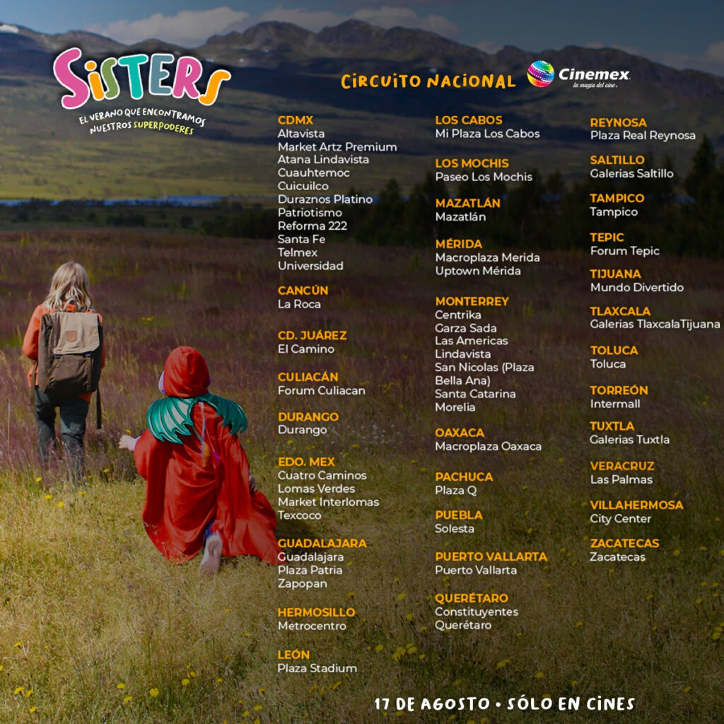 Sisters verano superpoderes Cinemex