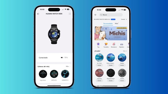 vincular smartwatch Huawei Iphone