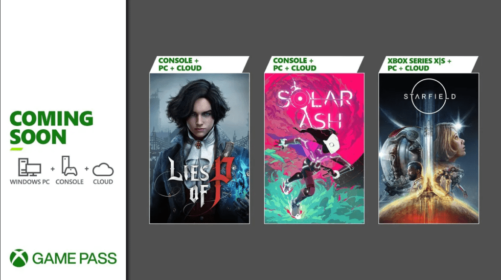 Xbox game pass septiembre