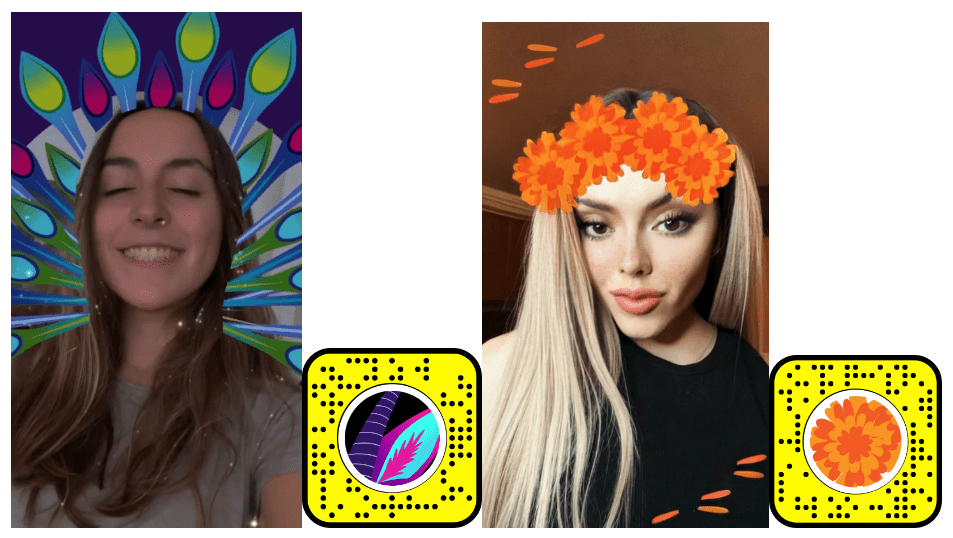 día de muertos snapchat