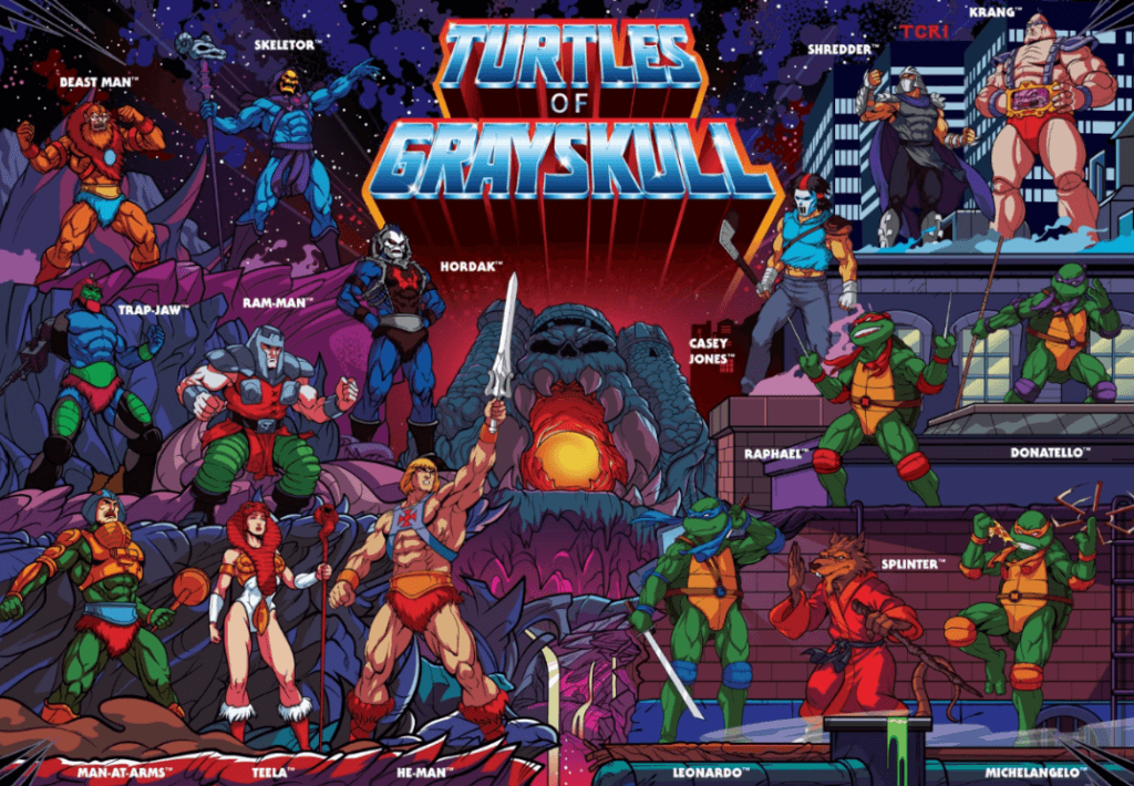 Masters of the Universe y Las Tortugas Ninja
