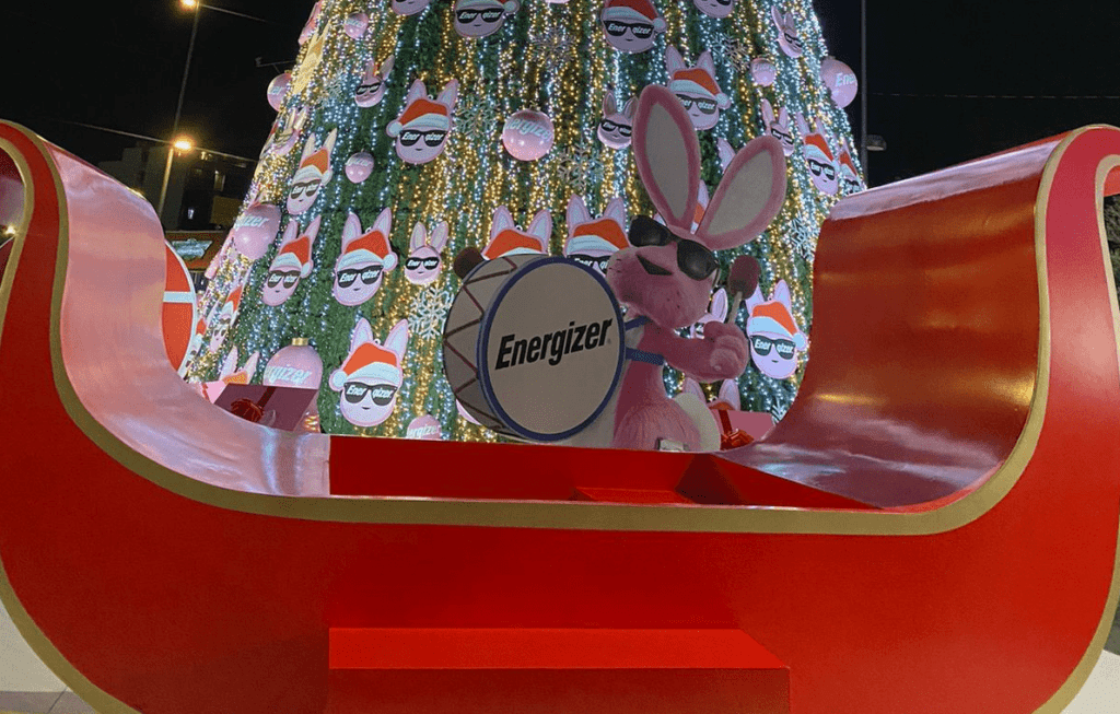 energizer árbol espíritu navideño