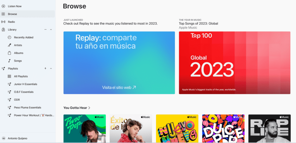Apple Music Replay 2023