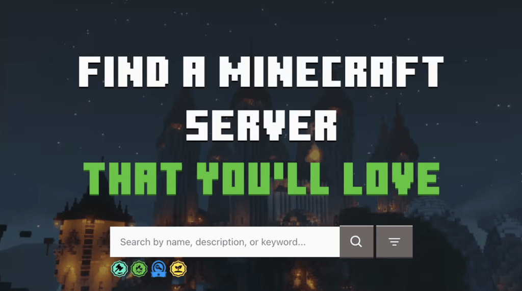 Lista oficial servidores minecraft