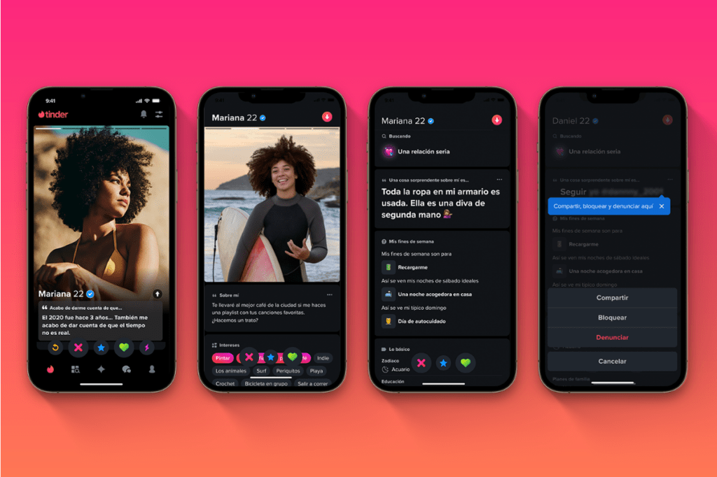 tinder citas nuevo funciones