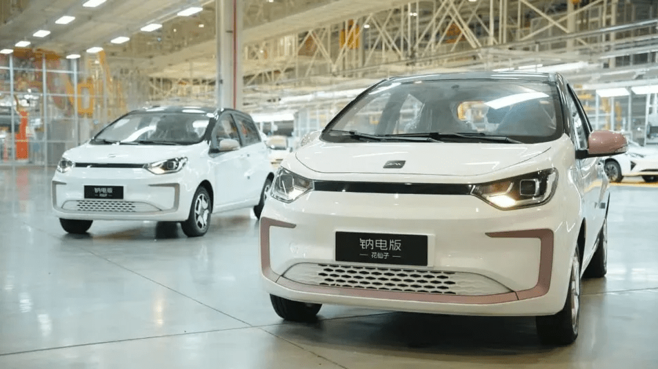 vehículo eléctrico batería sodio