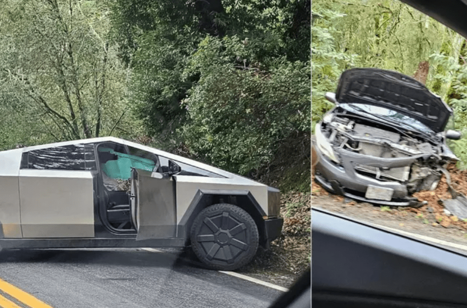 tesla cybertruck accidente