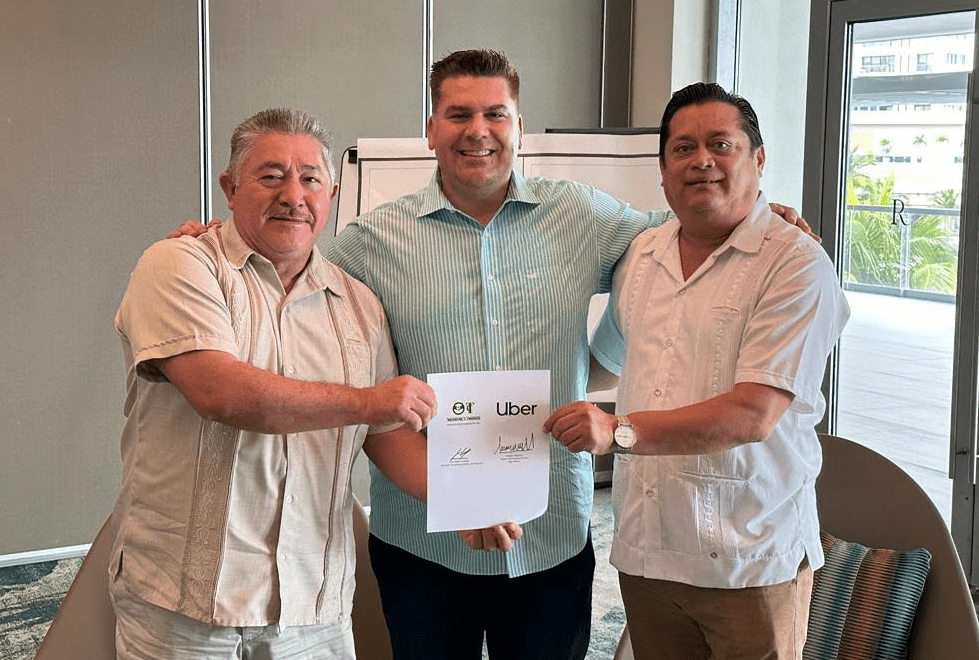 Uber taxis unen cancún
