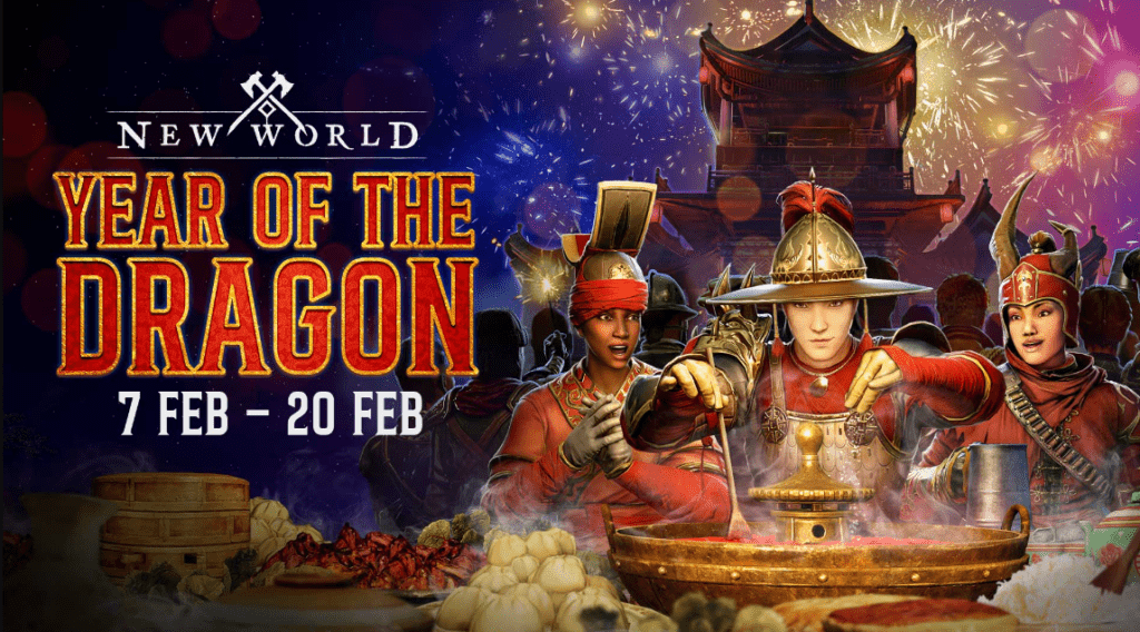 New World Year dragon