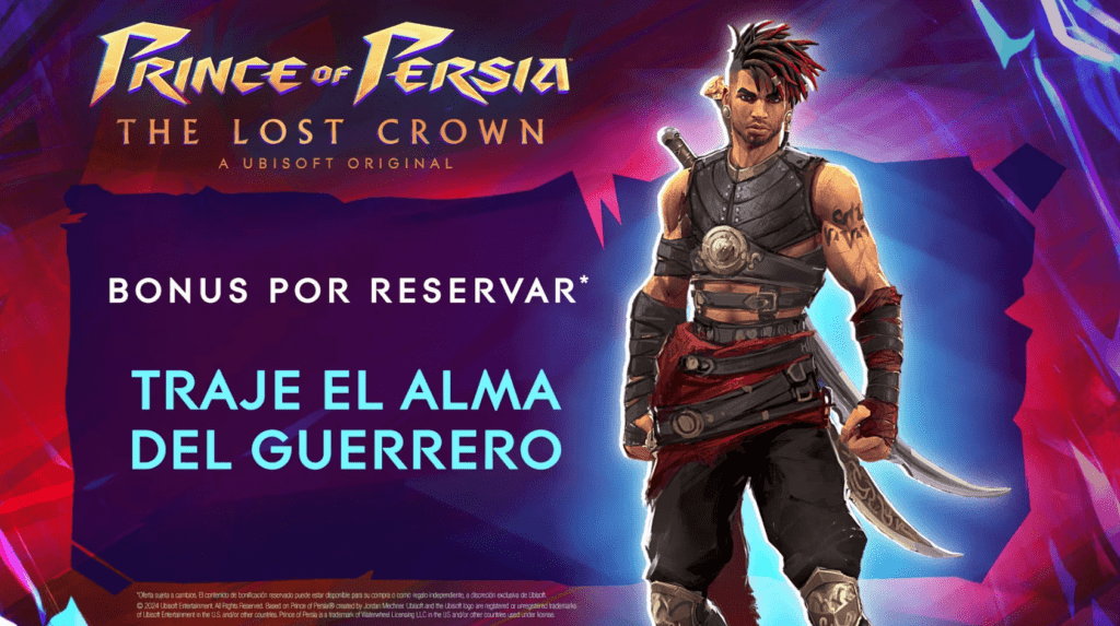 Prince of Persia: The Lost Crown bonus de rerva