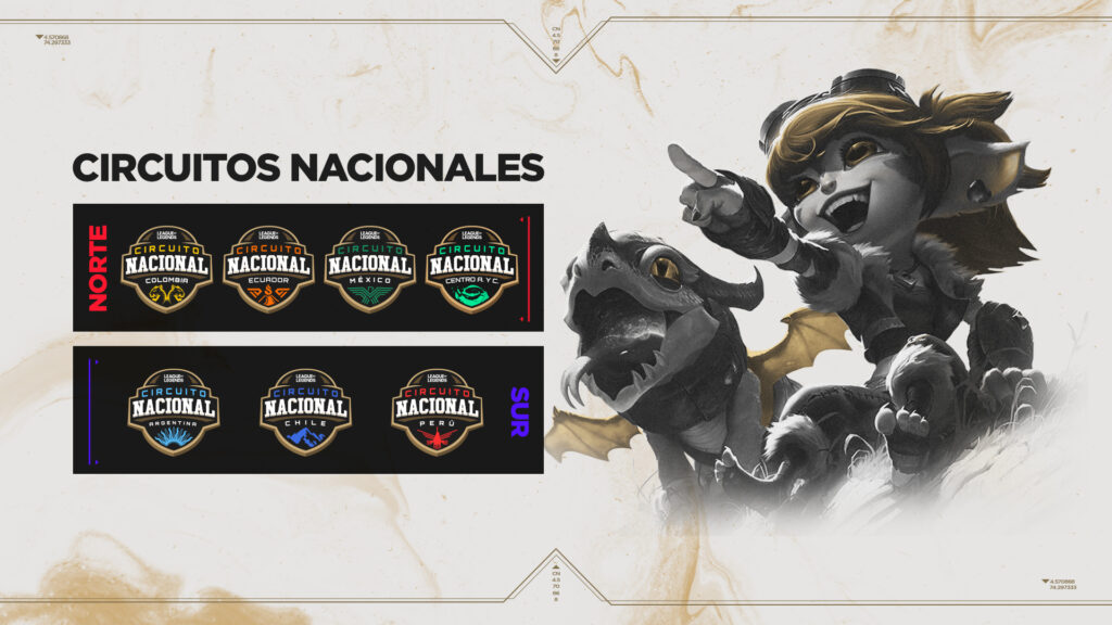 ligas regionales league legends