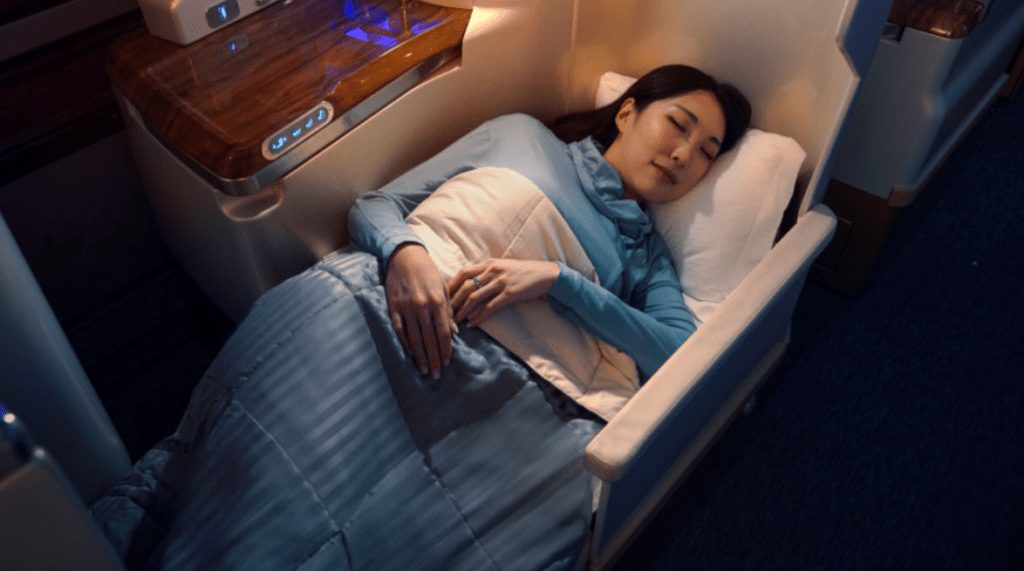 emirates pijamas clase ejecutiva
