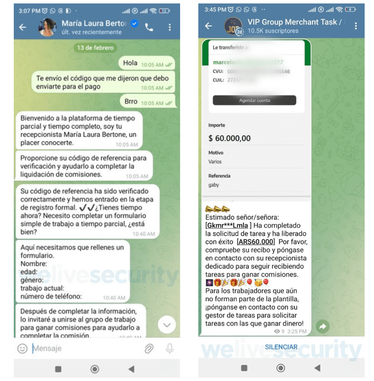 oferta trabajo google whatsapp