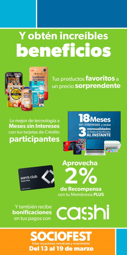 sociofest sam's club beneficios