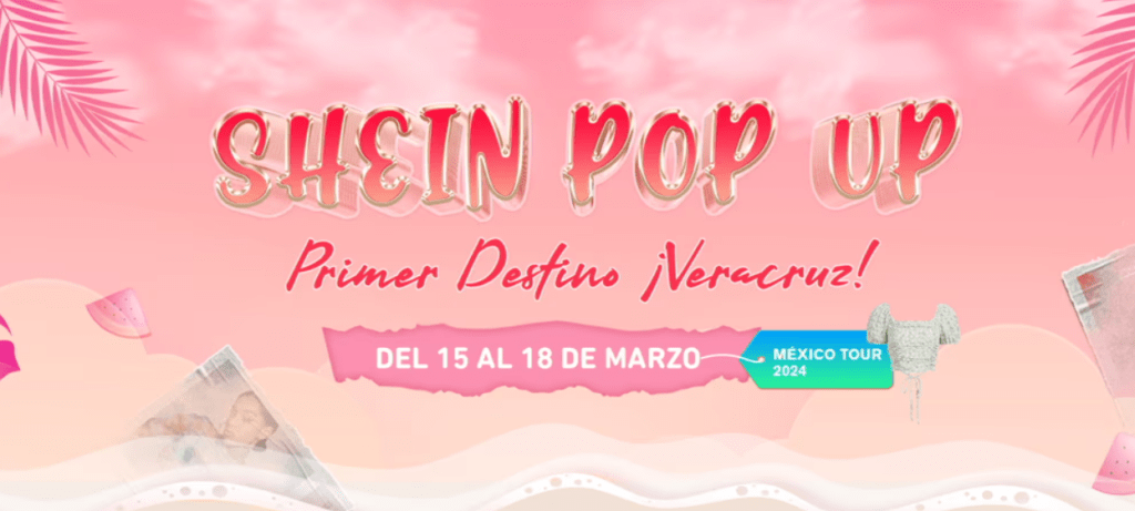 pop-up store shein