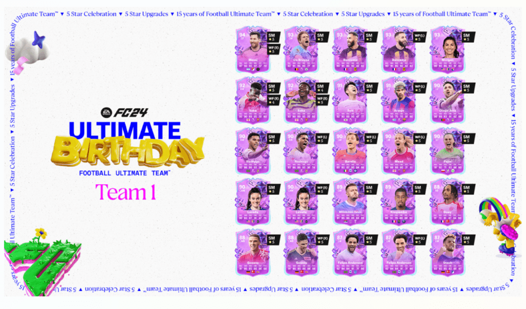 15 AÑOS Ultimate Team