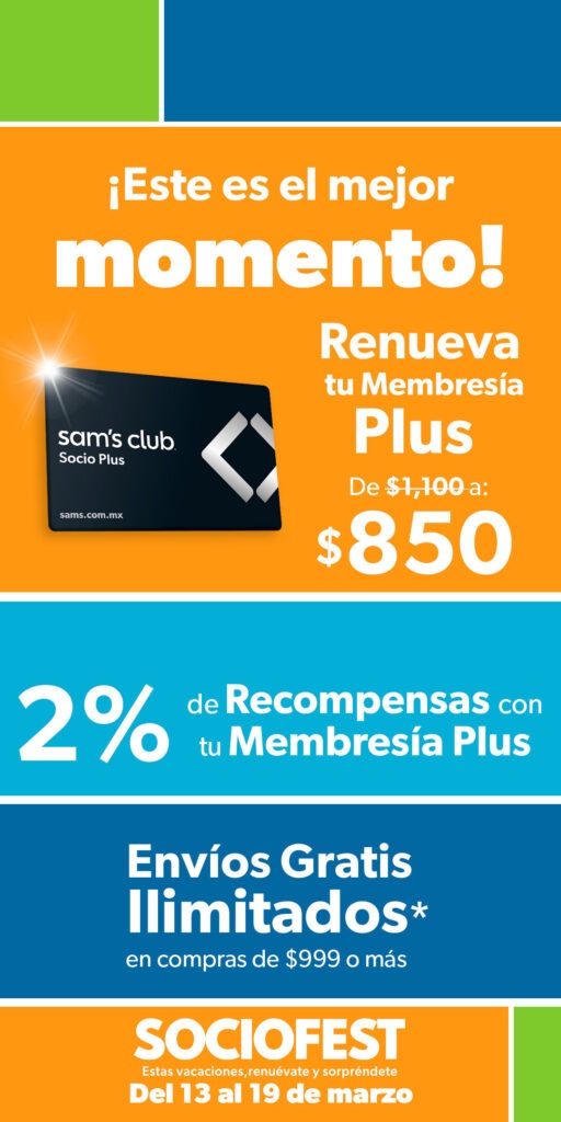 sociofest sam's club beneficios