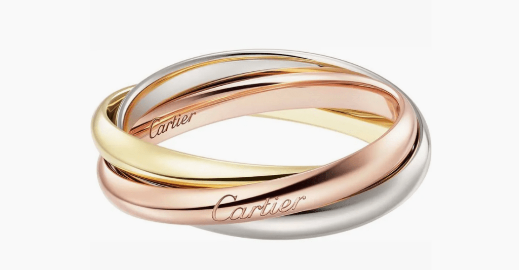 cartier colección trinity snapchat