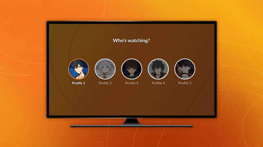 crunchyroll perfiles múltiples