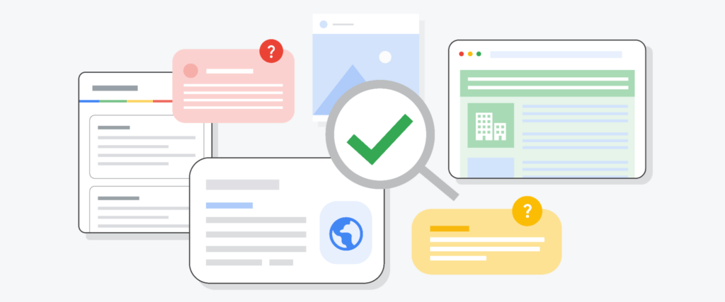 google comprobar datos fuentes