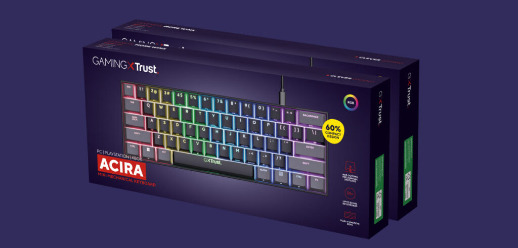trust teclados gaming
