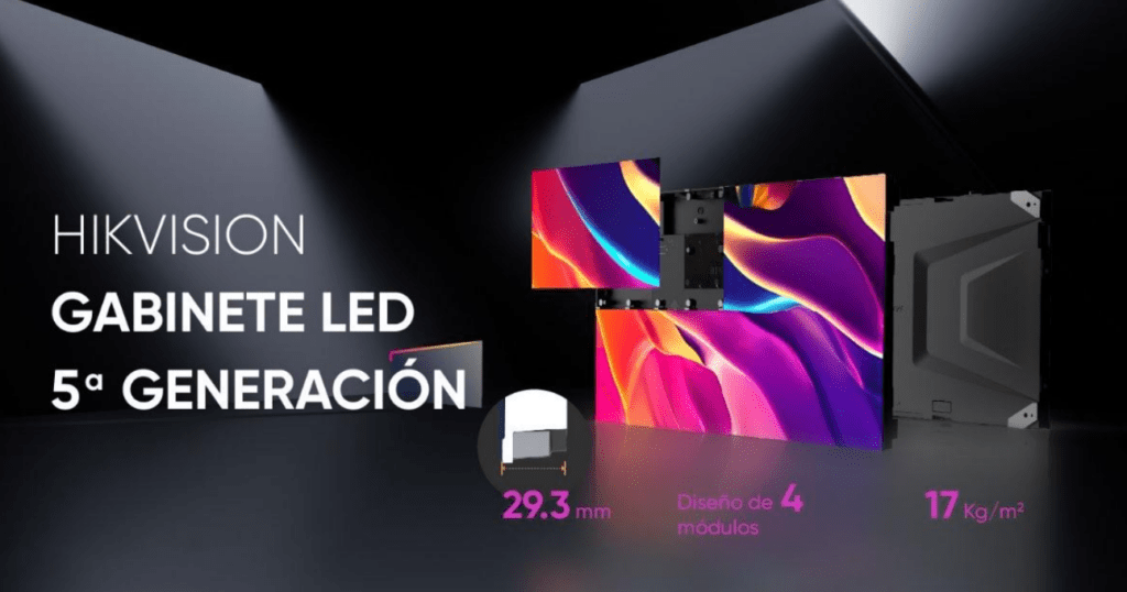 hikvision gabinete led