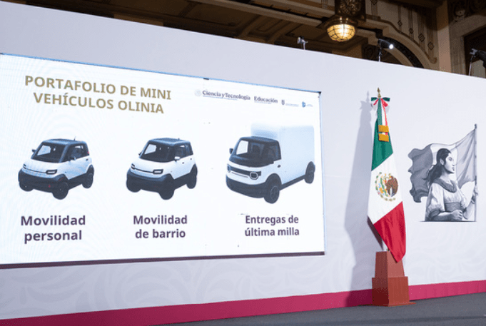 autos eléctricos Olinia