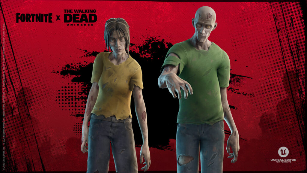 The walking dead x  Fortnite